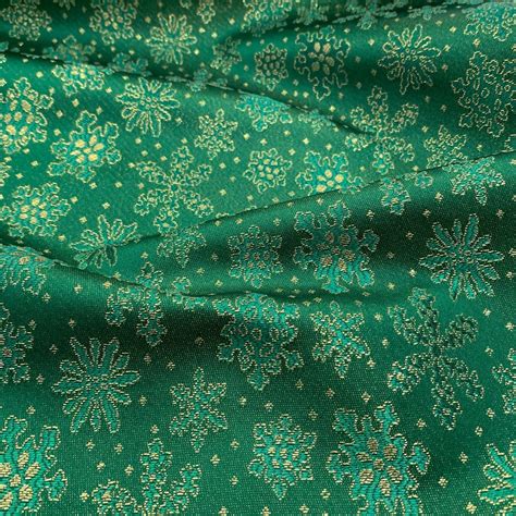 metallic christmas fabric